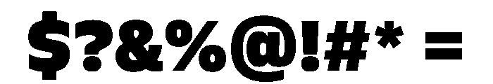 FLScienceSans CompactBlack Font OTHER CHARS