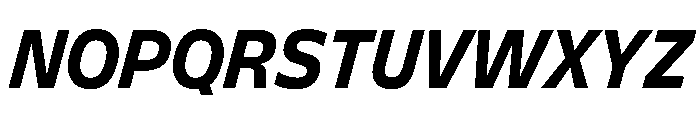 FLScienceSans CompactBoldItalic Font UPPERCASE