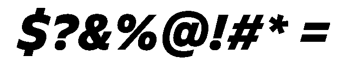 FLScienceSans CompactDarkItalic Font OTHER CHARS