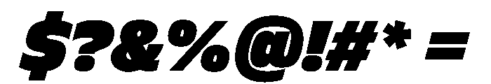 FLScienceSans CompactDenseItalic Font OTHER CHARS