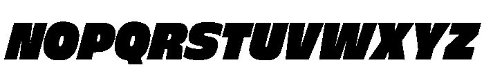 FLScienceSans CompactDenseItalic Font UPPERCASE