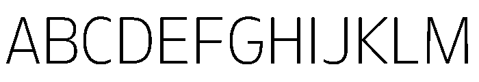 FLScienceSans CompactFine Font UPPERCASE