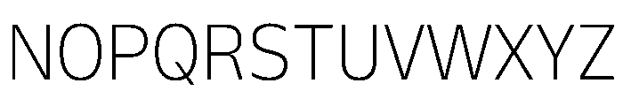 FLScienceSans CompactFine Font UPPERCASE