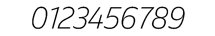 FLScienceSans CompactFineItalic Font OTHER CHARS
