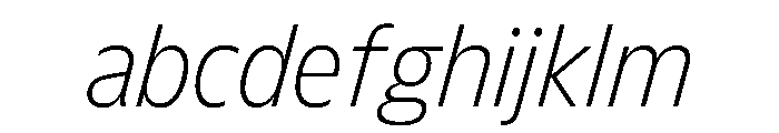 FLScienceSans CompactFineItalic FONT