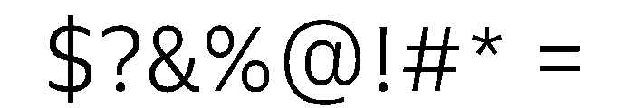 FLScienceSans CompactLight Font OTHER CHARS