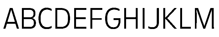FLScienceSans CompactLight Font UPPERCASE