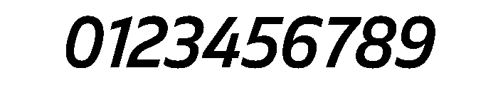 FLScienceSans CompactMediumItalic Font OTHER CHARS