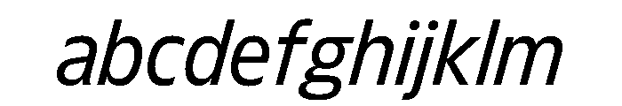 FLScienceSans CompactRegularItalic FONT