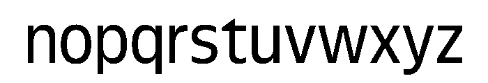 FLScienceSans CompactRegular Font LOWERCASE