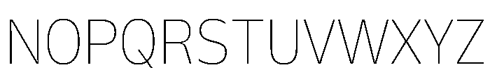 FLScienceSans CompactThin Font UPPERCASE