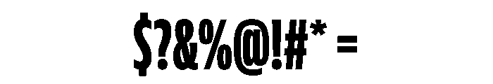 FLScienceSans CondensedBlack Font OTHER CHARS