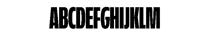 FLScienceSans CondensedBlack Font UPPERCASE