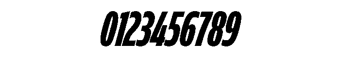 FLScienceSans CondensedBlackItalic Font OTHER CHARS