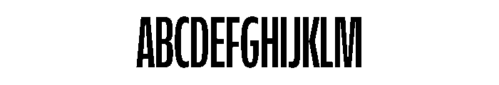 FLScienceSans CondensedBold Font UPPERCASE