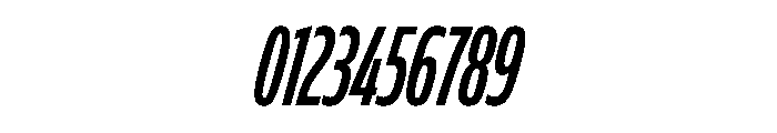 FLScienceSans CondensedBoldItalic Font OTHER CHARS