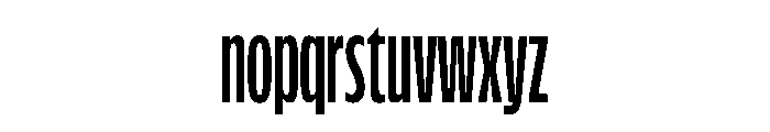 FLScienceSans CondensedBold Font LOWERCASE