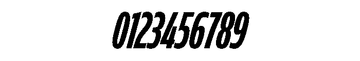 FLScienceSans CondensedDarkItalic Font OTHER CHARS