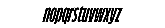 FLScienceSans CondensedDarkItalic Font LOWERCASE
