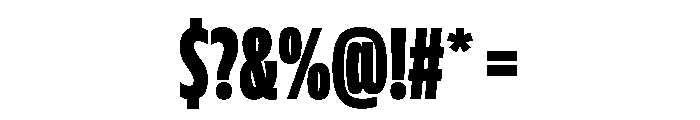 FLScienceSans CondensedDense Font OTHER CHARS