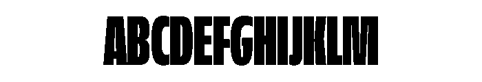 FLScienceSans CondensedDense Font UPPERCASE