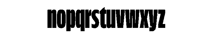FLScienceSans CondensedDense Font LOWERCASE