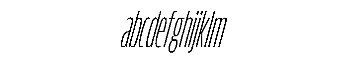 FLScienceSans CondensedFineItalic FONT
