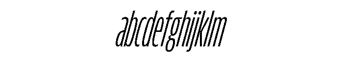 FLScienceSans CondensedLightItalic FONT