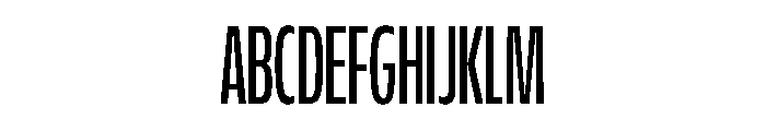 FLScienceSans CondensedMedium Font UPPERCASE