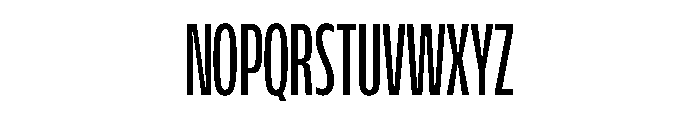 FLScienceSans CondensedMedium Font UPPERCASE
