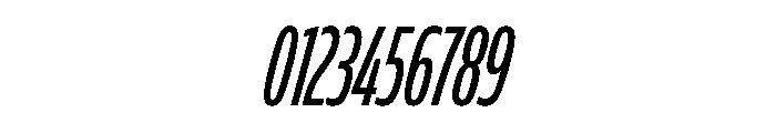 FLScienceSans CondensedMediumItalic Font OTHER CHARS