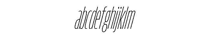 FLScienceSans CondensedThinItalic FONT