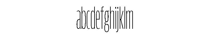 FLScienceSans CondensedThin FONT
