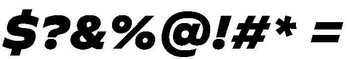 FLScienceSans DarkItalic Font OTHER CHARS