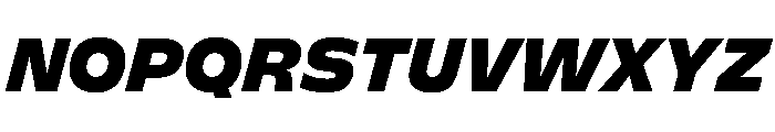 FLScienceSans DarkItalic Font UPPERCASE
