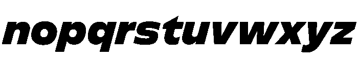 FLScienceSans DarkItalic Font LOWERCASE