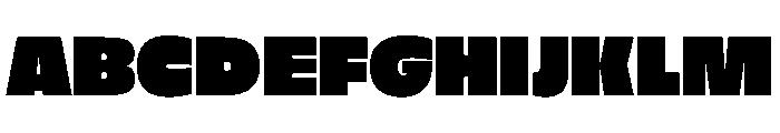 FLScienceSans Dense Font UPPERCASE
