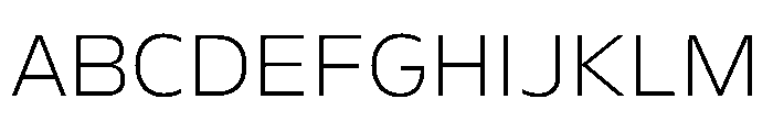 FLScienceSans Fine Font UPPERCASE