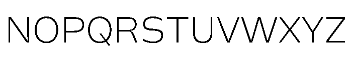 FLScienceSans Fine Font UPPERCASE