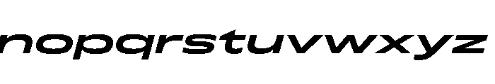FLScienceSans GrandBoldItalic Font LOWERCASE
