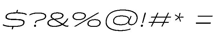 FLScienceSans GrandFineItalic Instance Font OTHER CHARS