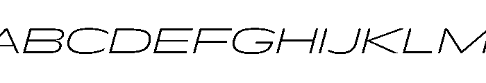 FLScienceSans GrandFineItalic Instance Font UPPERCASE