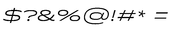 FLScienceSans GrandLightItalic Font OTHER CHARS