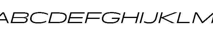 FLScienceSans GrandLightItalic Font UPPERCASE