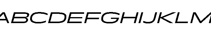 FLScienceSans GrandRegularItalic Font UPPERCASE