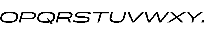 FLScienceSans GrandRegularItalic Font UPPERCASE