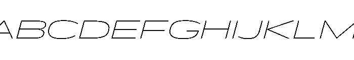 FLScienceSans GrandThinItalic D52c0459 Font UPPERCASE