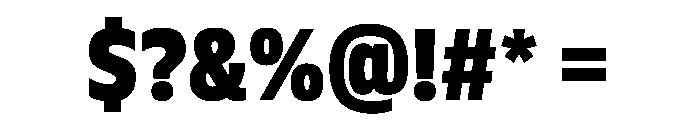 FLScienceSans NarrowBlack Font OTHER CHARS