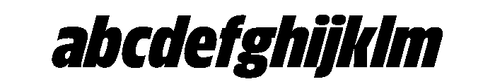 FLScienceSans NarrowBlackItalic FONT