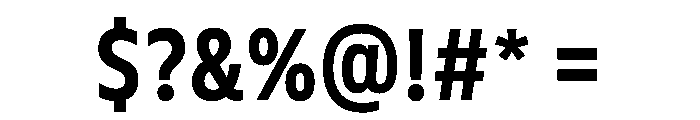 FLScienceSans NarrowBold Font OTHER CHARS